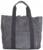 GEANȚĂ DIN PIELE shopper bag Vittoria Gotti gri V8252